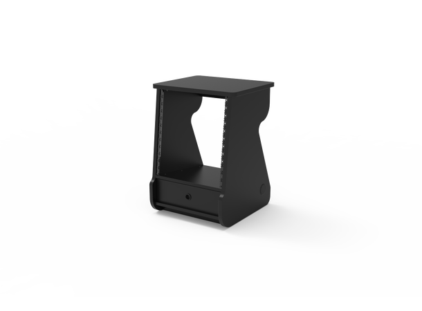 Zaor MIZA Rack 12 MKII Anniversary Black 12 u gulv rack med skuff 