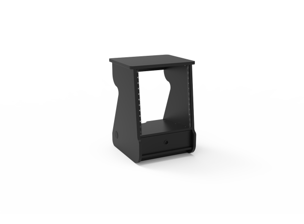 Zaor MIZA Rack 12 MKII Anniversary Black 12 u gulv rack med skuff 