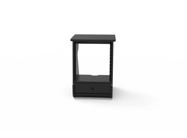 Zaor MIZA Rack 12 MKII Anniversary Black 12 u gulv rack med skuff 