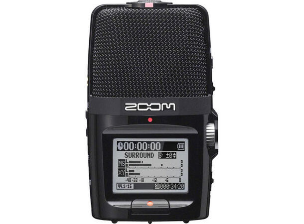 Zoom H2n håndholdt recorder både X-Y og MS recording.