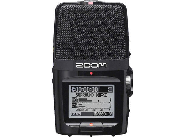 Zoom H2n håndholdt recorder både X-Y og MS recording. 