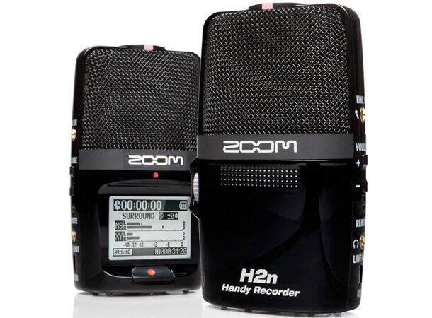 Zoom H2n håndholdt recorder både X-Y og MS recording. 