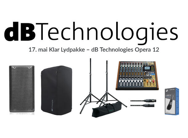 17. mai Klar Lydpakke – dB Technologies OPERA 12 