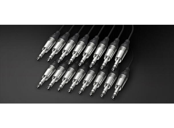 ALVA 8xTRS - 8xTRS 5 Meter Analog Multikabel Balansert Jack - Jack 