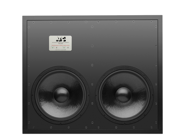 ATC SCS240iW Pro 2x 15" aktiv subwoofer In-Wall, aktiv 12”/375 mm, m/ 2x  R1-300 