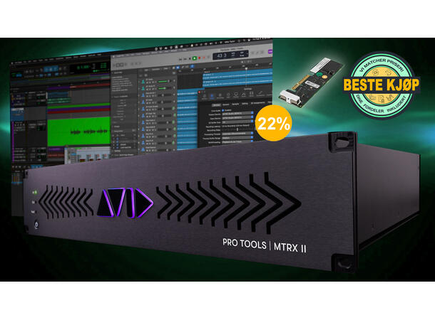 AVID MTRX  II Lydkort TB3-BUNDLE Pakkepris med TB3 kort 
