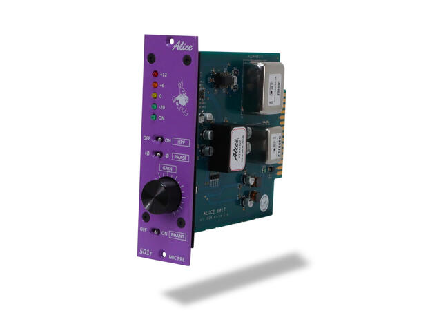 Alice 501T Mic Pre with transformers 500 Lunchbox Series 