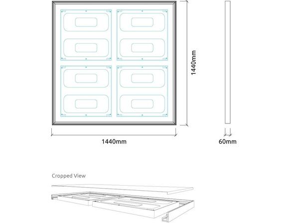Artnovion ChromaX S1 Bass Trap BT = Bass Trap, membran bassfelle 