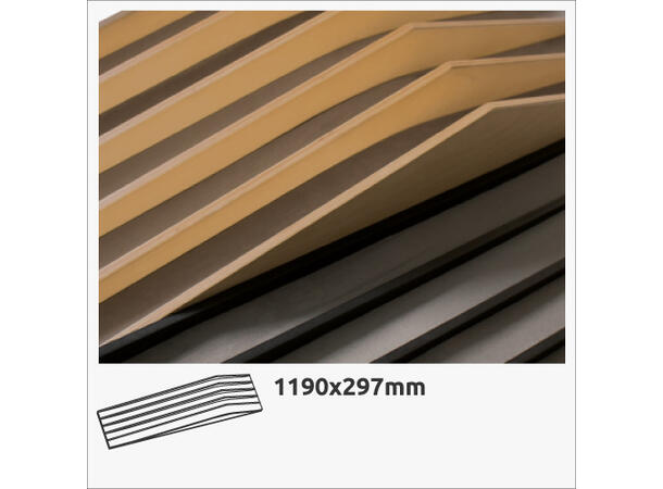 Artnovion Galan 1.0 Hybrid absorber/diff Pakke 2 panel - velg variant kombinasjon 
