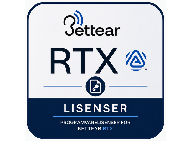 Bettear RTX-DUPLEX+ License Unlocks the TX mode and media player in 