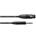 Cordial Select XLR F - stereo jack 2,5m Balansert XLR F - st.jack 6,3mm, NEUTRIK