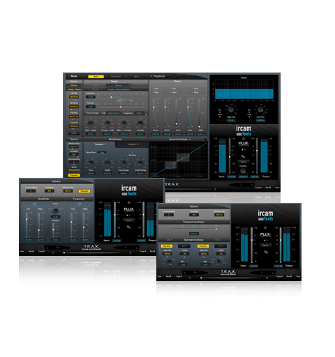 Flux Ircam Trax v3 SonicProcessing Tools Transformer,CrossSynthesis,Source Filter