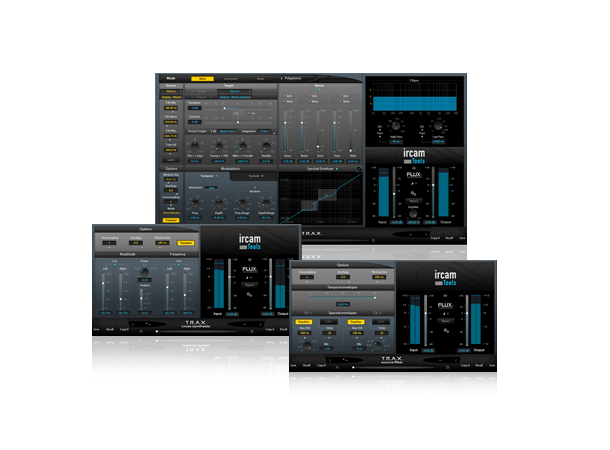 Flux Ircam Trax v3 SonicProcessing Tools Transformer,CrossSynthesis,Source Filter