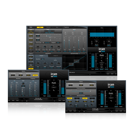 Flux Ircam Trax v3 SonicProcessing Tools Transformer,CrossSynthesis,Source Filter