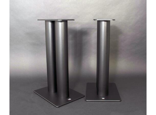 Kii SEVEN HiFi Stand Black (Single) RAL 9005 powedercoated 70cm 