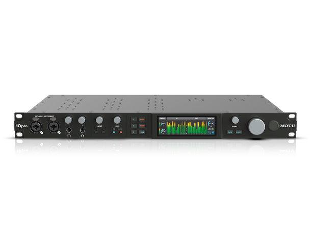 MOTU 10p Thunderbolt™ 4 / USB4 lydkort 28 x 32+ AVB,UltraDAC,TB3/4, USB3 m/ DSP 