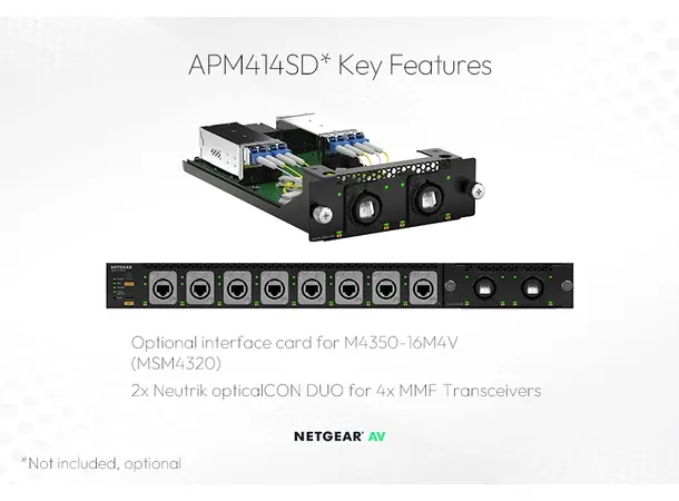 Netgear M4350-16M4V (MSM4320-100NES) Fully Managed Switch 