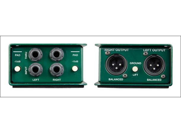 Radial JDI STEREO Passive Direct Box 