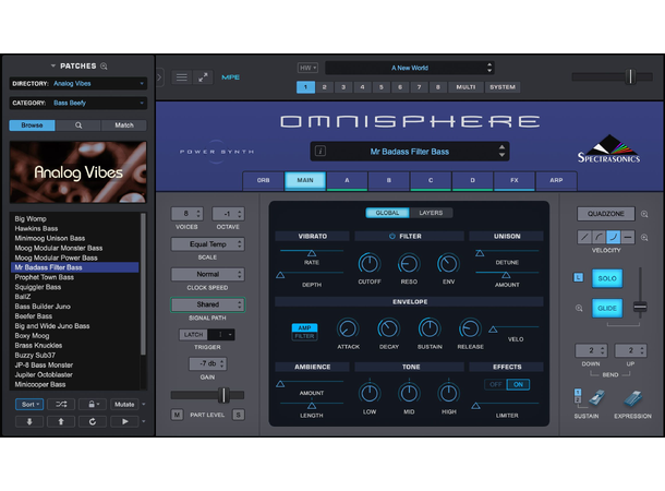 Spectrasonics Omnisphere 3 - Upgrade Epic psychoacoustic plugin synthesizer 