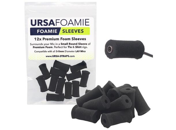 URSA Foamie Sleeves - Black Black - Pack of 12 