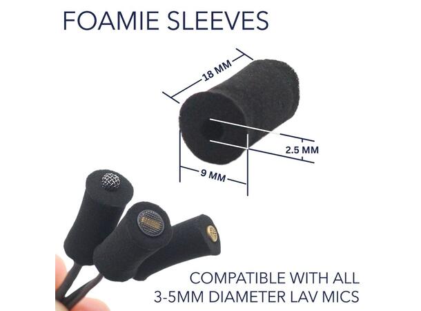 URSA Foamie Sleeves - Black Black - Pack of 12 