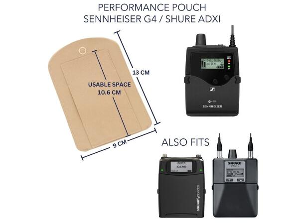 URSA Performance Pouch for G4 Beige - for G4 & Shure ADX1 