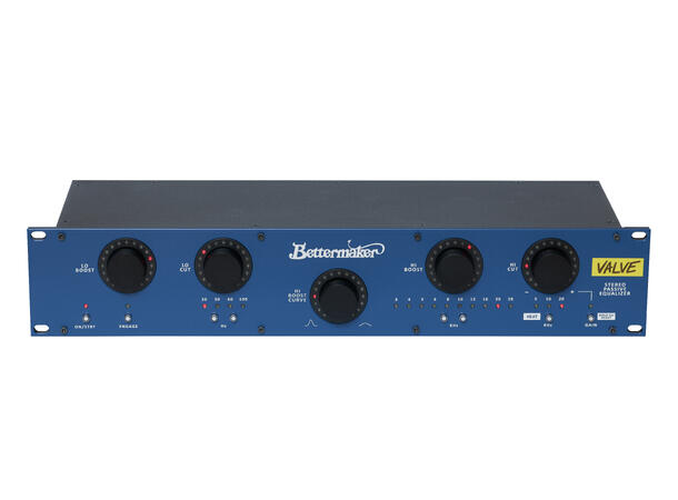 Bettermaker VACUM STEREO PASSIVE EQ Stereo/Dual Mono Passive Tube Equalizer 
