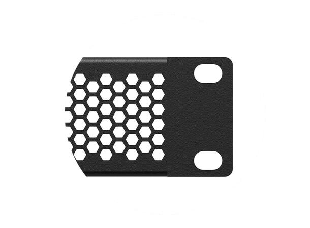 Caymon Blindpanel, 1 Unit - Perforert Blindplate i 19" Hexagon perforert 