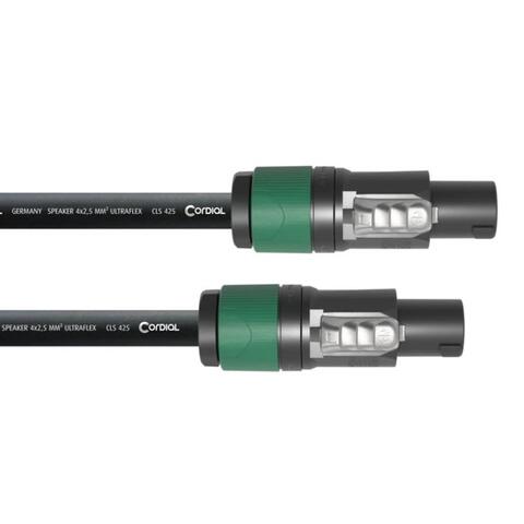 Cordial SPEAKON 4 h&#248;yttalerkabel M-M 15m SELECT CPL Speakon han-han, 4 pol 2,5mm2