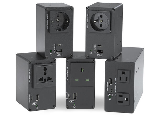 EXTRON AC+USB 300 Series Power Modules Power Modules for Cable Cubby Series 