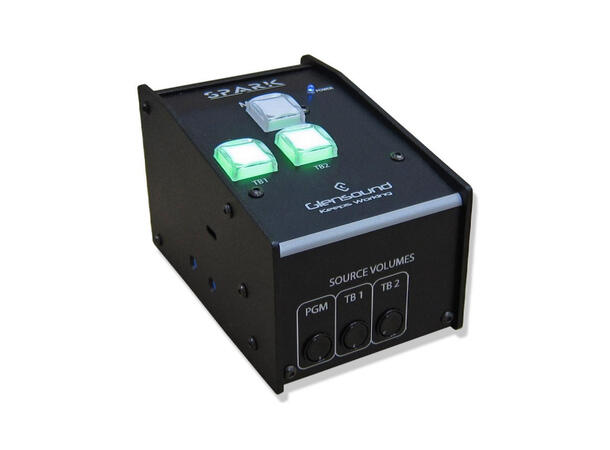 Glensound SPARK 2 Dante kommentator boks commentary 2x talkback in/ut 1 user 