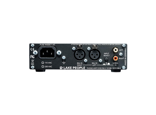 Lake People Phone-Amp G108 True balanced Headphone Amplifier 