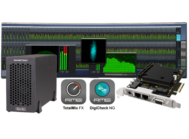 RME Sonnet HDSPe MILAN IO lydkort Bundle med Sonnet SE1 TB5 chassis 