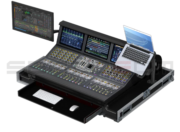 Santosom Mixer Flight case PRO-3 Avid S6L-24D Control Surface 
