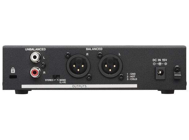 Tascam RX-BT10 Professional Bluetooth Audio Receiver 