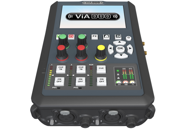 Tieline ViA DUO Remote Audio Codec Lyd over IP. mini studio for ute-sending 