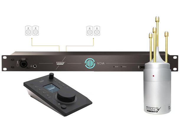 Trinnov NOVA-MIC-Bundle4 LaRemote Nova,LaRemote,3D mikrofon, tot.2x Stereo 