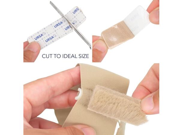 URSA Furry Strips - Beige Pack of 9 - Beige 