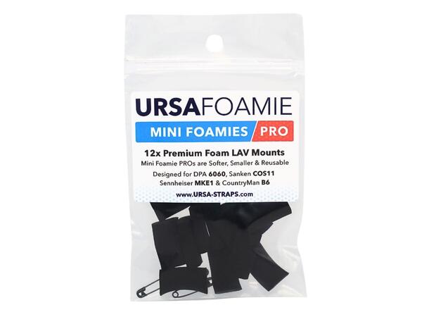 URSA Mini Foamie Pro 12 Pack - Black Black - Mini - Pack of 12 
