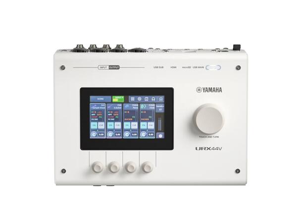 YAMAHA URX44V, White Audio/Video Interface 