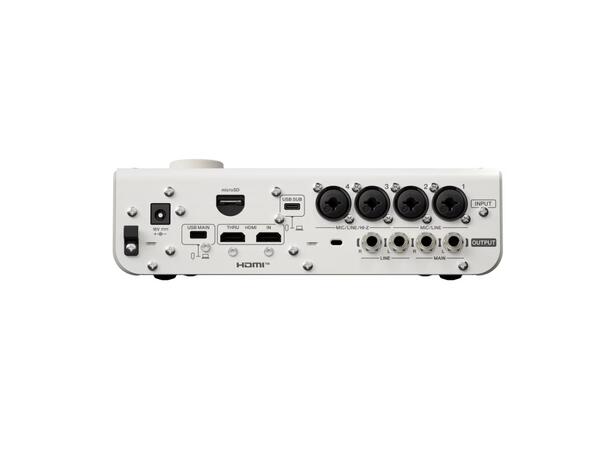 YAMAHA URX44V, White Audio/Video Interface 