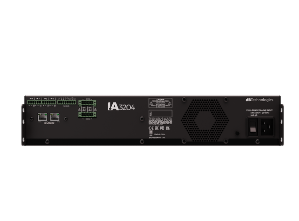 dB Technologies IA3204D A3204D 4CH RACK AMPLIFIER DANTE 