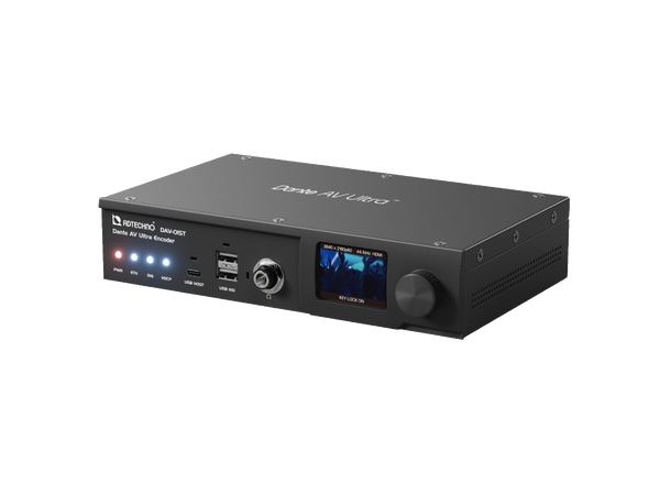 ADTECHNO DAV-01ST Dante AV Ultra Encoder 12G-SDI/HDMI til Dante AV Ultra Colibri 