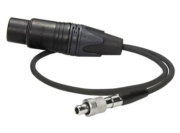 AMBIENT AK-XLR3F-L3 Adapter Cable XLR3F to 3-pin Lemo for Zaxcom ZMT, 25cm 