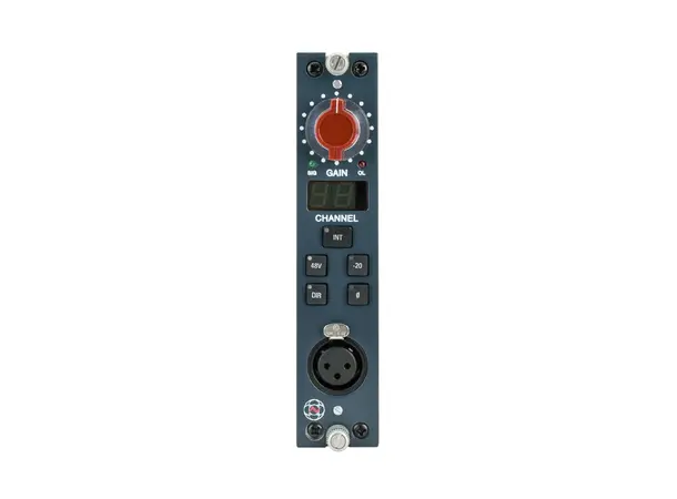 AMS NEVE 1081R MONO MIC PREAMP MODULE (RED KNOB) 