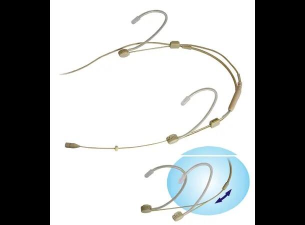 ARS HS790 Omni hodebøyle beige Justerbar, uten kabel, lett og robust 