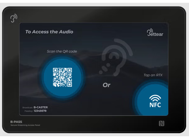 Bettear B-PASS smart access panel Desktop or wall panel 