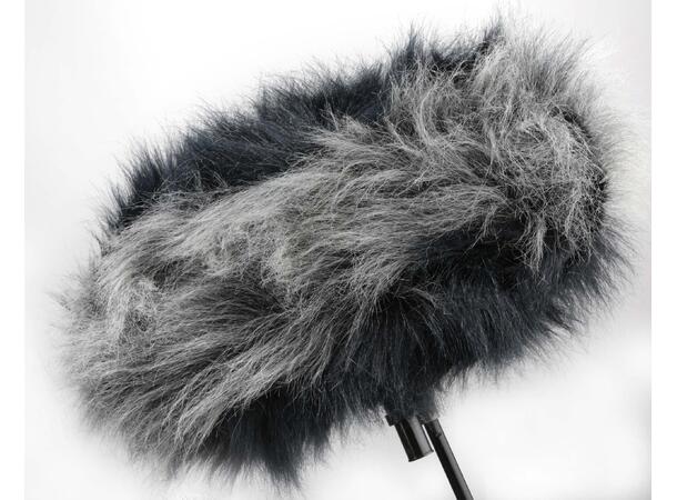 Cinela PIA-FUR-LP-B/G PIANO fur, long pile Black/Grey 