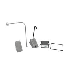 Contacta STS-K058 Bent Screen-Mounted Bent Screen-Mounted Microphone System