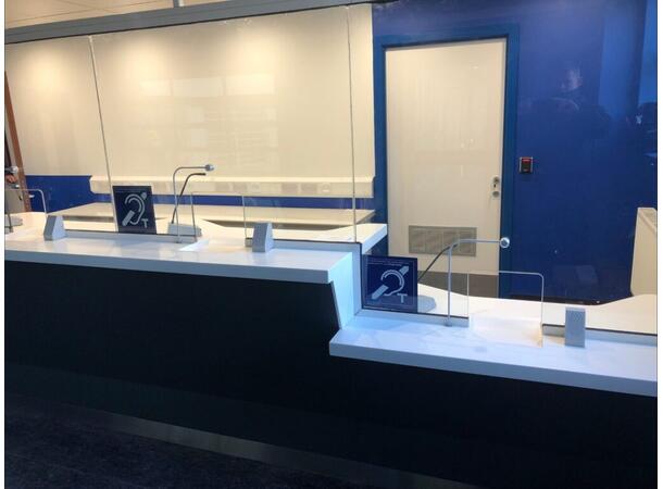 Contacta STS-K058 Bent Screen-Mounted Bent Screen-Mounted Microphone System 